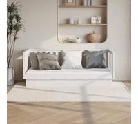 Vidaxl Day Bed Without Mattress White 75X190 Cm Small Single Solid Wood Pine