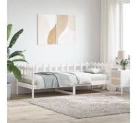 (white, 80 x 200 cm) vidaXL Day Bed Bedroom Sofa Bed Guest Bed Frame Daybed Couch Solid Wood Pine