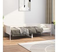 Vidaxl Day Bed Without Mattress White Solid Wood Pine 90X190 Cm Single Day Beds