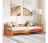 (wax brown, 90 x 190 cm) vidaXL Daybed without Mattress Sofa Bed Sleeper Bed Couch Solid Wood Pine