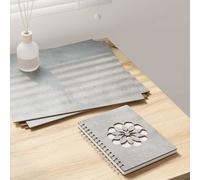 vidaXL Decor Panels 12 pcs Concrete grey 30 x 30 x 0.3 cm