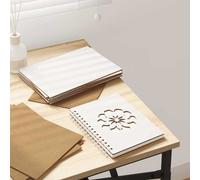 vidaXL Decor Panels 12 pcs White 21 x 30 x 0.27 cm Engineered Wood
