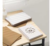 vidaXL Decor Panels 150 pcs White 15 x 21 x 0.3 cm Engineered wood