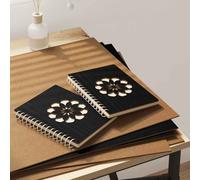 vidaXL Decor Panels 50 pcs Black oak 40 x 60 x 0.3 cm Engineered wood