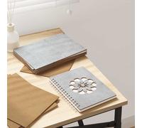 vidaXL Decor Panels 50 pcs Concrete grey 21 x 30 x 0.3 cm