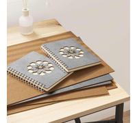 vidaXL Decor Panels 50 pcs Concrete grey 30 x 42 x 0.3 cm