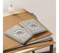 vidaXL Decor Panels 50 pcs Concrete Grey 40 x 60 x 0.27 cm
