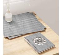 vidaXL Decor Panels 50 pcs Grey Sonoma 30 x 30 x 0.27 cm
