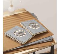 vidaXL Decor Panels 50 pcs Grey sonoma 40 x 60 x 0.3 cm