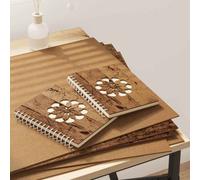 vidaXL Decor Panels 50 pcs Old wood 40 x 60 x 0.3 cm Engineered wood