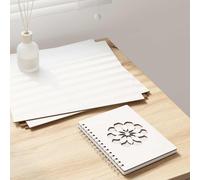 vidaXL Decor Panels 50 pcs White 30 x 30 x 0.3 cm Engineered wood