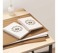 vidaXL Decor Panels 50 pcs White 30 x 42 x 0.3 cm Engineered wood