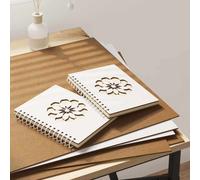 vidaXL Decor Panels 50 pcs White 40 x 60 x 0.3 cm Engineered wood