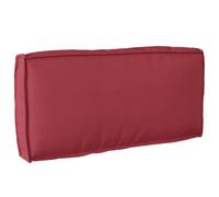 vidaXL Decorative Burgundy Cushion - Wine Red Polyester Pillow 40x80 cm for Living Room and Bedroom - Removable Washable Cover for Easy Maintenance
