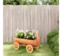vidaXL Decorative Wagon 70x43x54 cm Solid Wood Fir