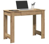 vidaXL Desk Artisan Oak 100x45x75 cm Engineered Wood