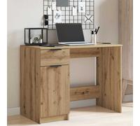 vidaXL Desk Artisan Oak 100x50x75 cm Engineered Wood