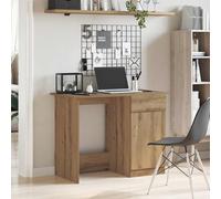 vidaXL Desk Artisan Oak 100x50x76 cm Engineered Wood