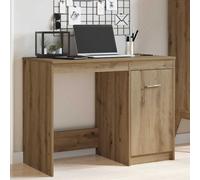 vidaXL Desk Artisan Oak 100x50x76 cm Engineered Wood