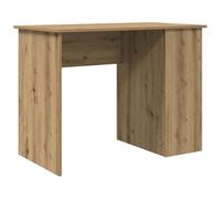 vidaXL Desk Artisan Oak 100x55x75 cm Engineered Wood, office desk, study desk, standing desk, computer desk, writing desk, home office furniture