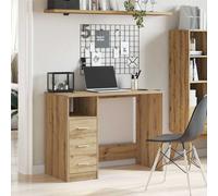vidaXL Desk Artisan Oak 102x50x76 cm Engineered Wood