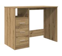 vidaXL Desk Artisan Oak 102x50x76 cm Engineered Wood office desk study desk