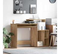 vidaXL Desk Artisan Oak 120.5 x 44 x 88.5 cm Engineered Wood