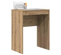 vidaXL Desk Artisan oak 60 x 40 x 76 cm Engineered wood, Living Room, Rectangular, Modern, Durable, Ample Storage, Compact Desk, Writing, Student, Functional
