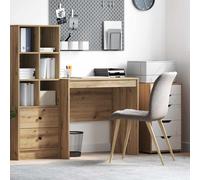 vidaXL Desk Artisan Oak 80 x 50 x 76 cm