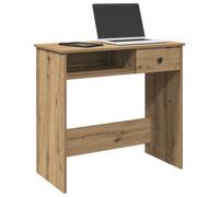vidaXL Desk Artisan Oak 80x40x75 cm Engineered Wood