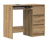 vidaXL Desk Artisan Oak 90x45x76 cm Engineered Wood