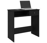 vidaXL Desk Black 80x40x75 cm Engineered Wood