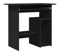 vidaXL Desk Black 80x45x74 cm Engineered Wood UK GF0