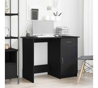 VidaXL Desk Black Oak Engineered Wood 100 X 50 X 76 Cm