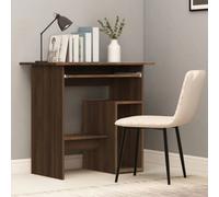 Desk Brown Oak 80x45x74cm Engineered Wood GF0