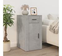 vidaXL Desk Cabinet Concrete Grey 40x49x75 cm Engineered Wood