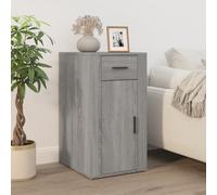 vidaXL Desk Cabinet Grey Sonoma 40x49x75 cm Engineered Wood