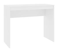vidaXL Desk, Computer Table, Study Table, Living Room Furniture Living Room Workroom Home Interior, White Engineered Wood