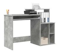 vidaXL Desk Concrete Grey 120.5 x 44 x 88.5 cm Engineered Wood