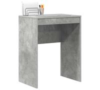vidaXL Desk Concrete grey 60 x 40 x 76 cm Engineered wood, Living Room, Rectangular, Modern, Durable, Ample Storage, Compact Desk, Writing, Student, Functional