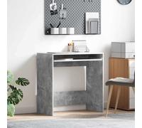 vidaXL Computer Desk Concrete Grey Chipboard Concrete Table Rectangular