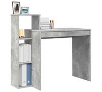 vidaXL Desk Concrete Grey Engineered Wood 100 x 40 x 90 cm