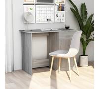 vidaXL Desk Grey Sonoma 100x50x76 cm Engineered Wood