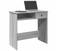 vidaXL Desk Grey Sonoma 80x40x75 cm Engineered Wood