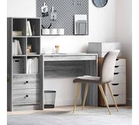 vidaXL Desk Grey Sonoma 90 x 40 x 76 cm