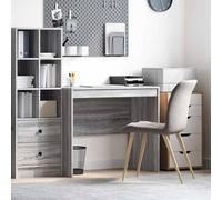 vidaXL Desk Grey Sonoma 90 x 50 x 76 cm