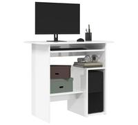 Vidaxl Desk High Gloss White 80X45X74 Cm Engineered Wood