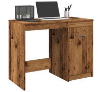vidaXL Desk Old Wood 100x50x76 cm Engineered Wood