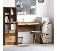 Writing desk Old Wood 90x40x76cm Engineered Wood Compact Home Office Mini Study
