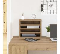 vidaXL Desk Organiser Artisan oak 36 x 26 x 29.5 cm Engineered wood